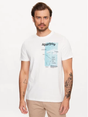 s.Oliver T-Shirt 2129860 Biały Regular Fit