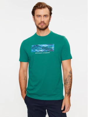 s.Oliver T-Shirt 2135685 Zielony Regular Fit