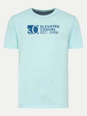 s.Oliver T-Shirt 2141235 Niebieski Regular Fit