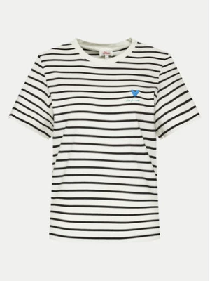 s.Oliver T-Shirt 2141812 Czarny Regular Fit