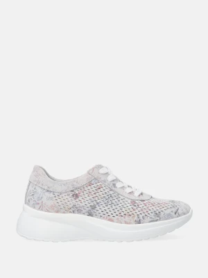 Szare sneakersy damskie z nubuku S060NUGEOSP007 Venezia