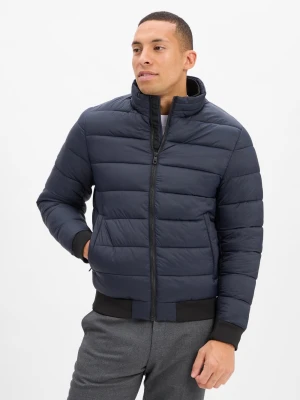 S4 Jackets Męska kurtka pikowana - Vincent Mężczyźni niebieski jednolity,