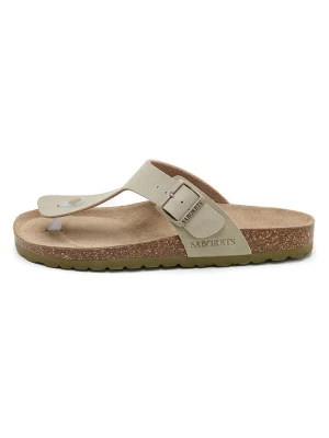 SABOKETS Japonki w kolorze khaki rozmiar: 41