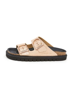 SABOKETS Klapki w kolorze złoto-różowym rozmiar: 38