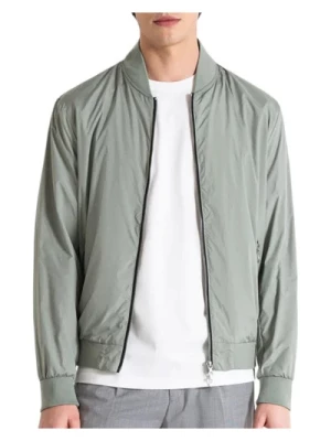 Sage Green Bomber Jacket Antony Morato