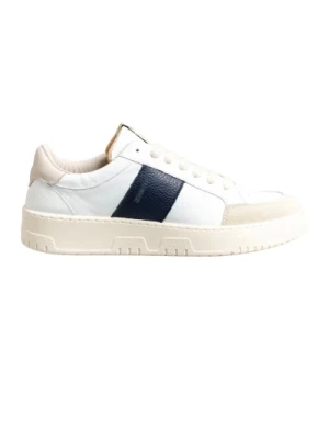 Sail Sneakers w białym/niebieskim skórze Saint Sneakers