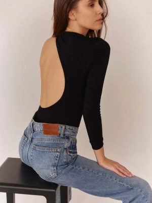 Saint Body bluzka damska kolor czarny gładka