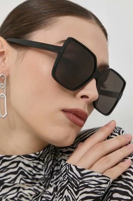 Saint Laurent okulary przeciwsłoneczne Betty damskie kolor czarny