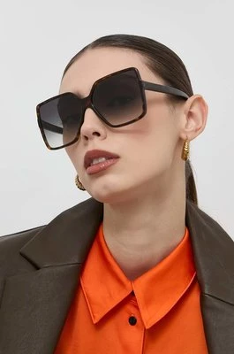 Saint Laurent okulary przeciwsłoneczne Betty damskie kolor szary