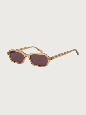 Saint Laurent okulary przeciwsłoneczne damskie beżowy