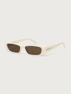 Saint Laurent okulary przeciwsłoneczne damskie beżowy