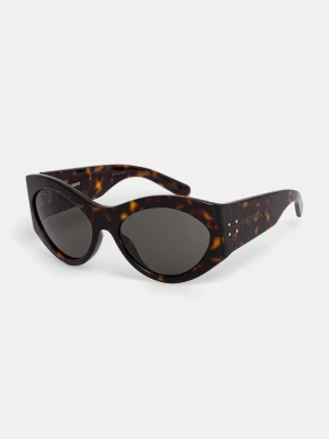 Saint Laurent okulary przeciwsłoneczne damskie brązowy