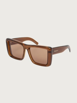 Saint Laurent okulary przeciwsłoneczne damskie HOWL brązowy