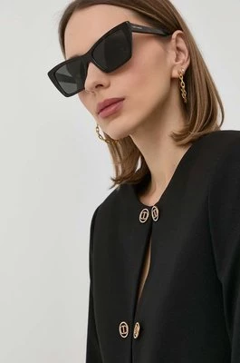 Saint Laurent okulary przeciwsłoneczne damskie kolor brązowy SL 276 MICA