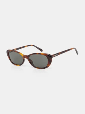Saint Laurent okulary przeciwsłoneczne damskie kolor brązowy SL 822