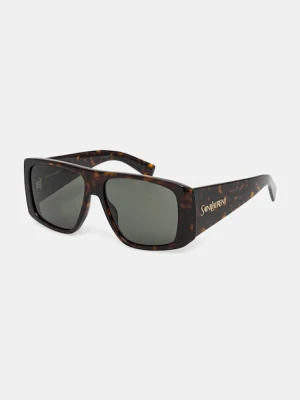 Saint Laurent okulary przeciwsłoneczne damskie kolor brązowy SL 832