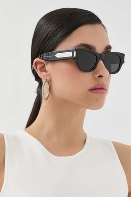 Saint Laurent okulary przeciwsłoneczne damskie kolor czarny