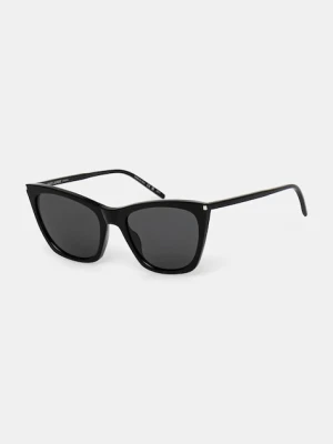 Saint Laurent okulary przeciwsłoneczne damskie kolor czarny SL 214 KATE THIN