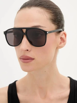 Saint Laurent okulary przeciwsłoneczne damskie kolor czarny SL 596 DUNE