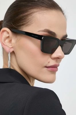 Saint Laurent okulary przeciwsłoneczne damskie kolor czarny SL 633 CALISTA