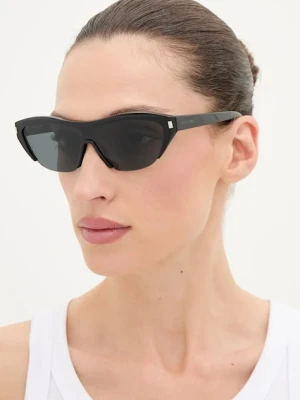 Saint Laurent okulary przeciwsłoneczne damskie kolor czarny SL 704