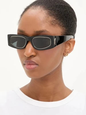 Saint Laurent okulary przeciwsłoneczne damskie kolor czarny SL M140 RIM