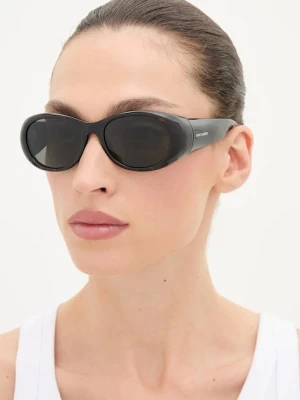 Saint Laurent okulary przeciwsłoneczne damskie kolor pomarańczowy SL 736