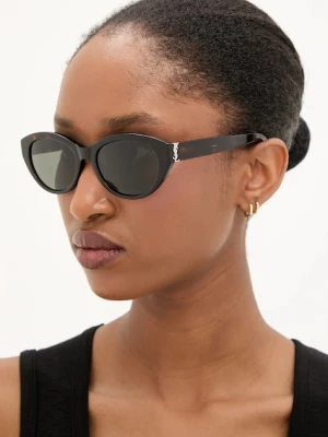 Saint Laurent okulary przeciwsłoneczne damskie kolor pomarańczowy SL M148