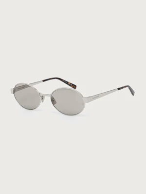 Saint Laurent okulary przeciwsłoneczne damskie srebrny