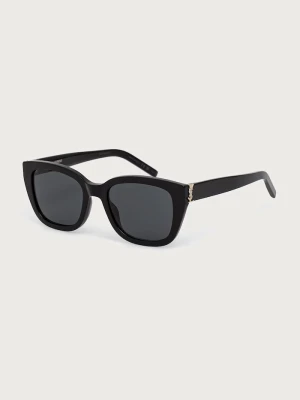 Saint Laurent okulary przeciwsłoneczne kocie oczy damskie czarny