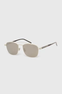 Saint Laurent okulary przeciwsłoneczne kolor beżowy SL 665