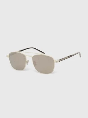 Saint Laurent okulary przeciwsłoneczne kolor beżowy SL 665