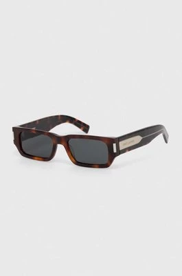 Saint Laurent okulary przeciwsłoneczne kolor brązowy SL 660