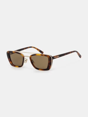 Saint Laurent okulary przeciwsłoneczne kolor brązowy SL 825