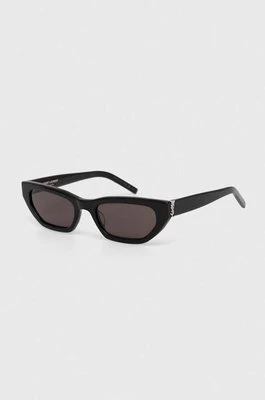 Saint Laurent okulary przeciwsłoneczne kolor czarny SL M126