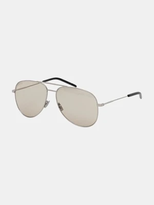 Saint Laurent okulary przeciwsłoneczne kolor srebrny CLASSIC 11