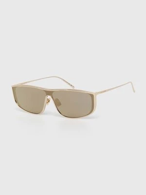 Saint Laurent okulary przeciwsłoneczne kolor srebrny SL 605 LUNA