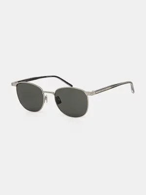 Saint Laurent okulary przeciwsłoneczne kolor srebrny SL 747