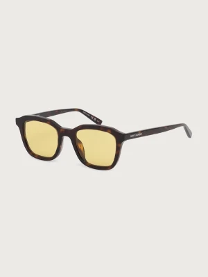 Saint Laurent okulary przeciwsłoneczne męskie brązowy