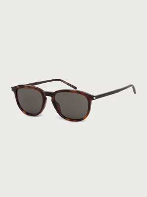 Saint Laurent okulary przeciwsłoneczne męskie brązowy