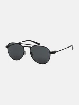 Saint Laurent okulary przeciwsłoneczne męskie kolor czarny SL 708
