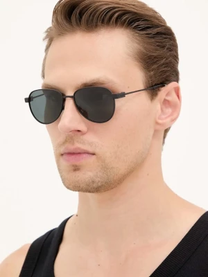 Saint Laurent okulary przeciwsłoneczne męskie kolor czarny SL 772
