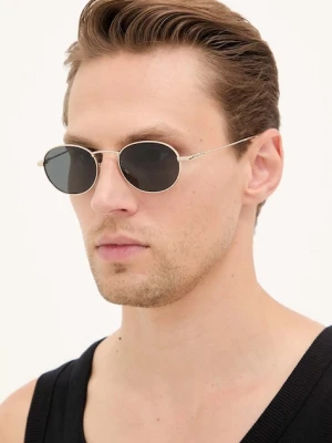 Saint Laurent okulary przeciwsłoneczne męskie kolor złoty SL 799