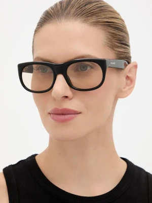 Saint Laurent okulary przeciwsłoneczne ROMY damskie kolor czarny SL 815