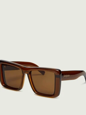 Saint Laurent Okulary przeciwsłoneczne SL 900 Howl brązowy