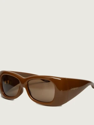 Saint Laurent Okulary przeciwsłoneczne SL 901 Howl brązowy