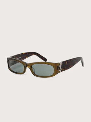 Saint Laurent okulary przeciwsłoneczne zielony