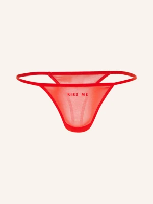 Saint Sass Stringi Kiss Me rot CZERWONY
