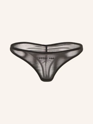 Saint Sass Stringi Lucky You schwarz CZARNY