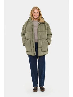 SAINT TROPEZ Kurtka zimowa w kolorze khaki rozmiar: XL